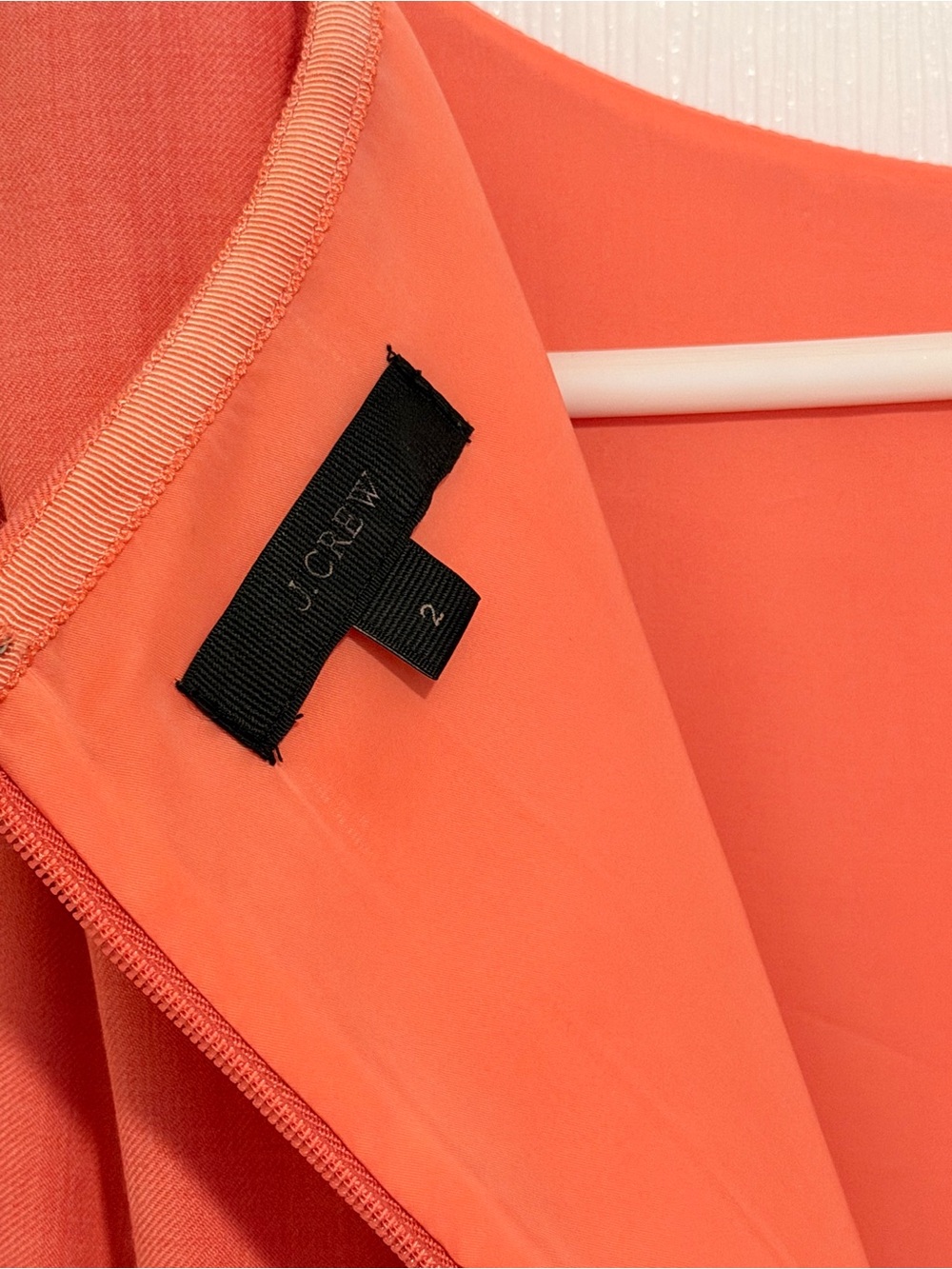 J. Crew Coral Cap-Sleeve Midi Dress - Picture 4 of 7